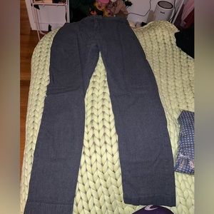 j crew charcoal bedford trouser, EUC